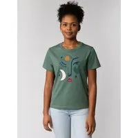watapparel watapparel T-Shirt Frauen Love and flex, Green bay, – Produktbild 1 von 1