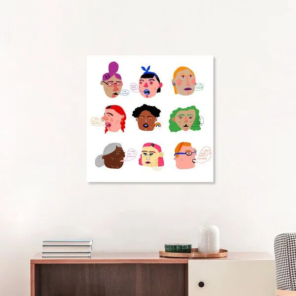 Photocircle Photocircle Poster / Leinwandbild - Girls and their values – Produktbild 3 von 4