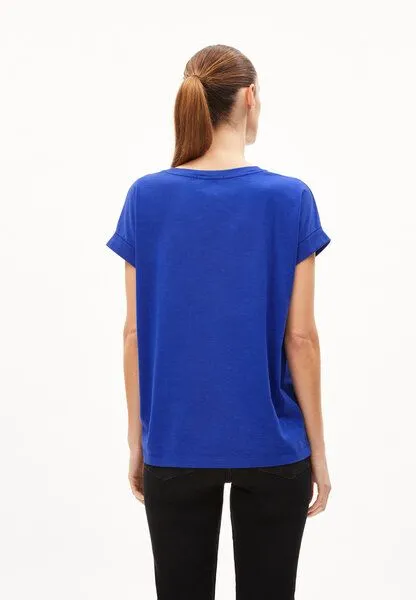 ARMEDANGELS ARMEDANGELS IDAARA Damen T-Shirt aus Bio-Baumwolle, Dynamo blue, – Produktbild 2 von 4