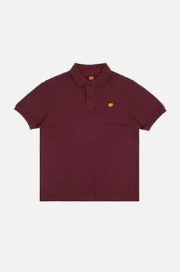 Trendsplant Trendsplant Organic Essential Polo Shirt Burgundy – Produktbild 1 von 1