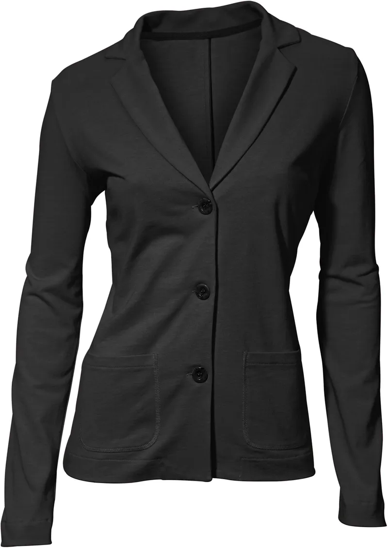 heine Jerseyblazer, Schwarz, – Produktbild 2 von 3