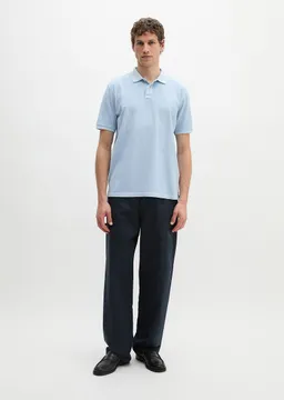 Marc O'Polo Marc O'Polo Poloshirt Piqué Dusted Blau - Größe 3XL – Produktbild 1 von 1