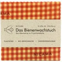 NICAMA NICAMA Bienenwachstuch "klassisch rot" – Produktbild 1 von 1