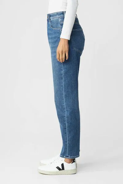 DAWN DAWN Jeans STARDUST O-Shape, Medium blue, – Produktbild 4 von 5