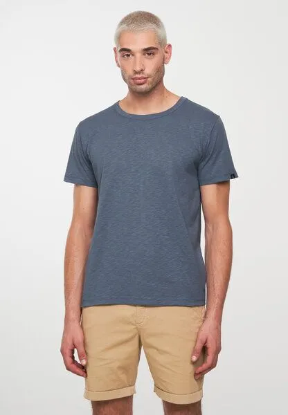 recolution Herren Slub T-Shirt aus Bio-Baumwolle - BAY - recolution, Dove blue (blau), – Produktbild 1 von 4
