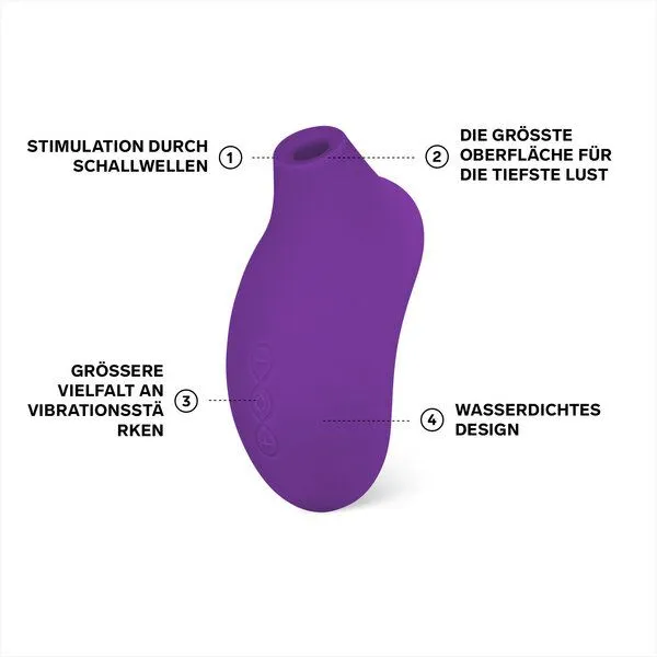 LELO Klitoris-Stimulator mit Schallwellen - LELO SONA 2, Lila, – Produktbild 2 von 4
