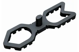 woodstore24 Abstandshalter mit sichtbarer Verschraubung, 4 mm Abstandsbolzen, 50 St. – Produktbild 1 von 1