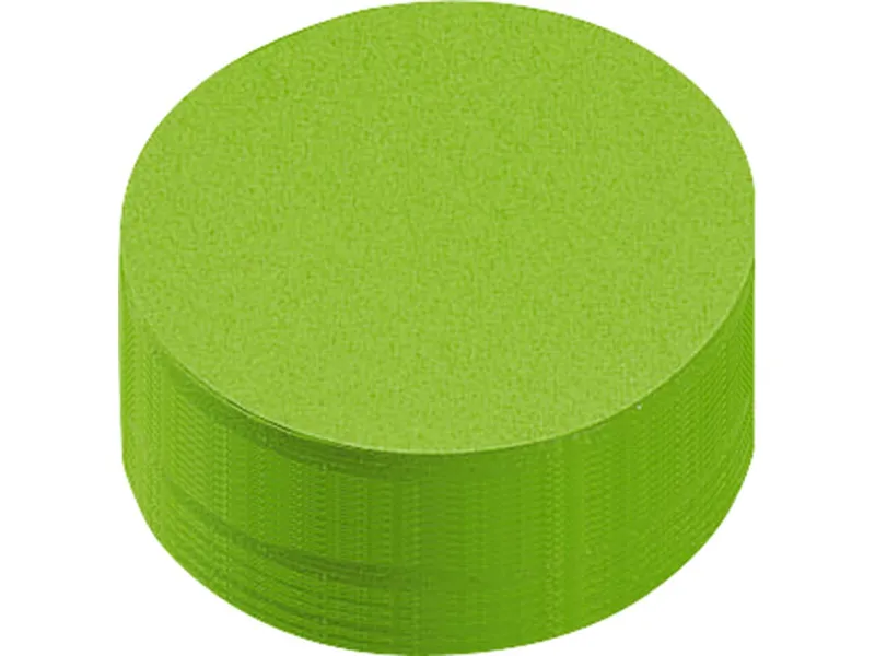 250 Blatt Moderationspapier Kreise 9,5 cm grün – Produktbild 1 von 1