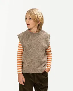 MATONA Matona Trendiger Pullunder für Kinder aus weicher Wollmischung mit Sprenkeleffekt / Knit Vest – Produktbild 1 von 1