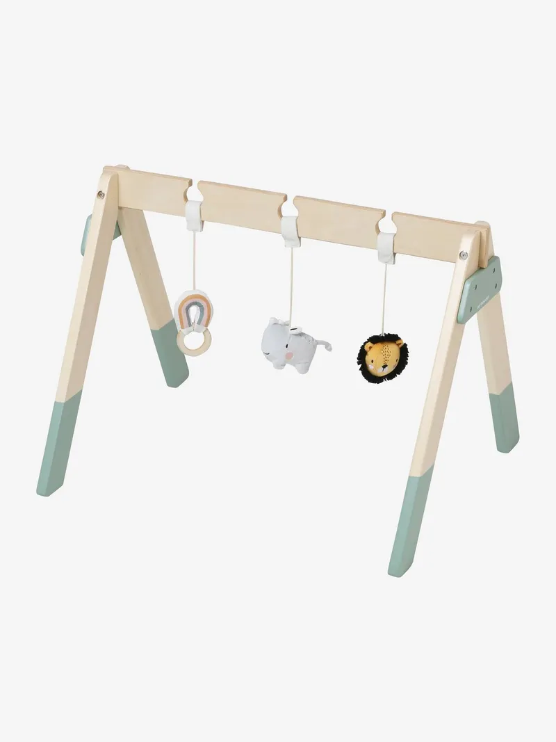 Vertbaudet Vertbaudet Baby Spielbogen aus Holz FSC®, Gelb, – Produktbild 4 von 4