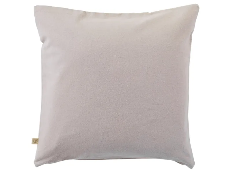 HANS NATUR Kissenbezug Bio-Baumwolle Biber-Qualität grau Maße 40 x 40 cm, Grau, – Produktbild 1 von 1
