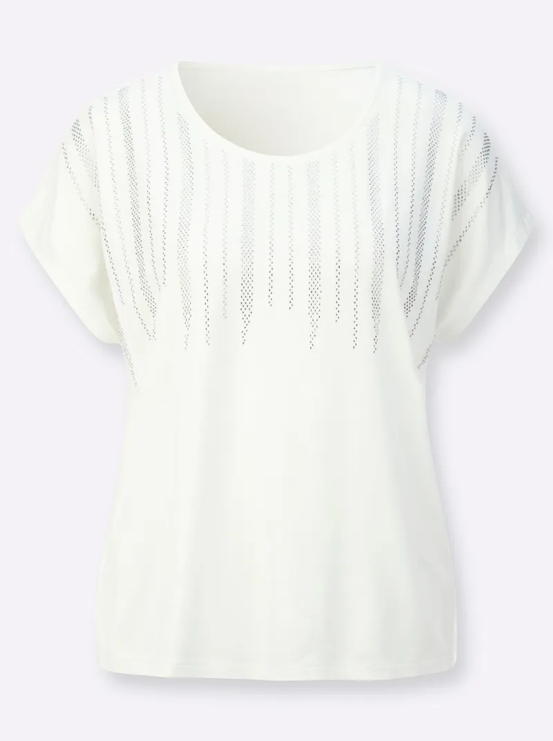Witt Kurzarmshirt ecru, Ecru, – Produktbild 1 von 2