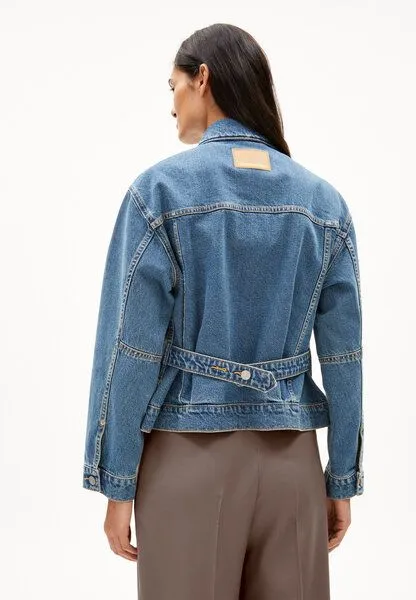 ARMEDANGELS ARMEDANGELS TAANA Damen Jeansjacke aus recycelter Baumwolle, Celestial, – Produktbild 2 von 4