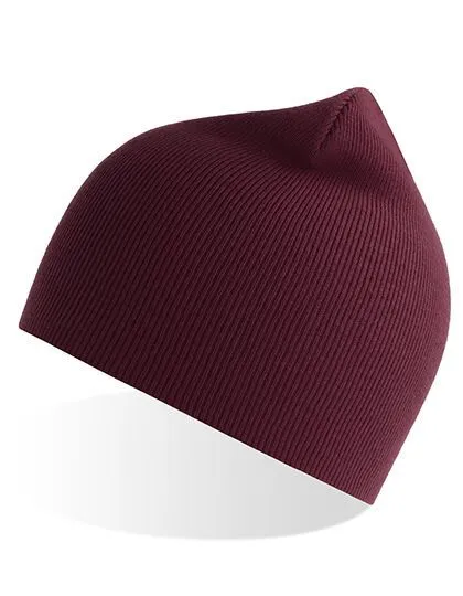 Atlantis Headwear Atlantis Headwear Yala Beanie aus Bio Baumwolle, Burgundy, – Produktbild 1 von 2