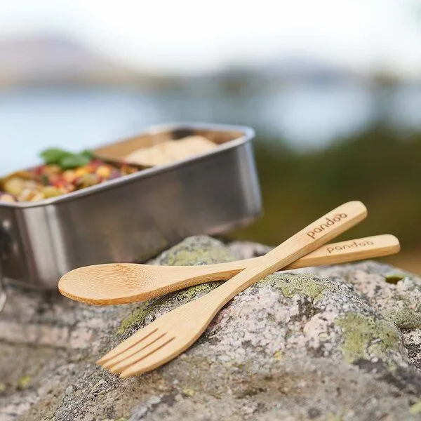 pandoo pandoo 5er-Set: Löffel aus Bambus – Produktbild 5 von 8