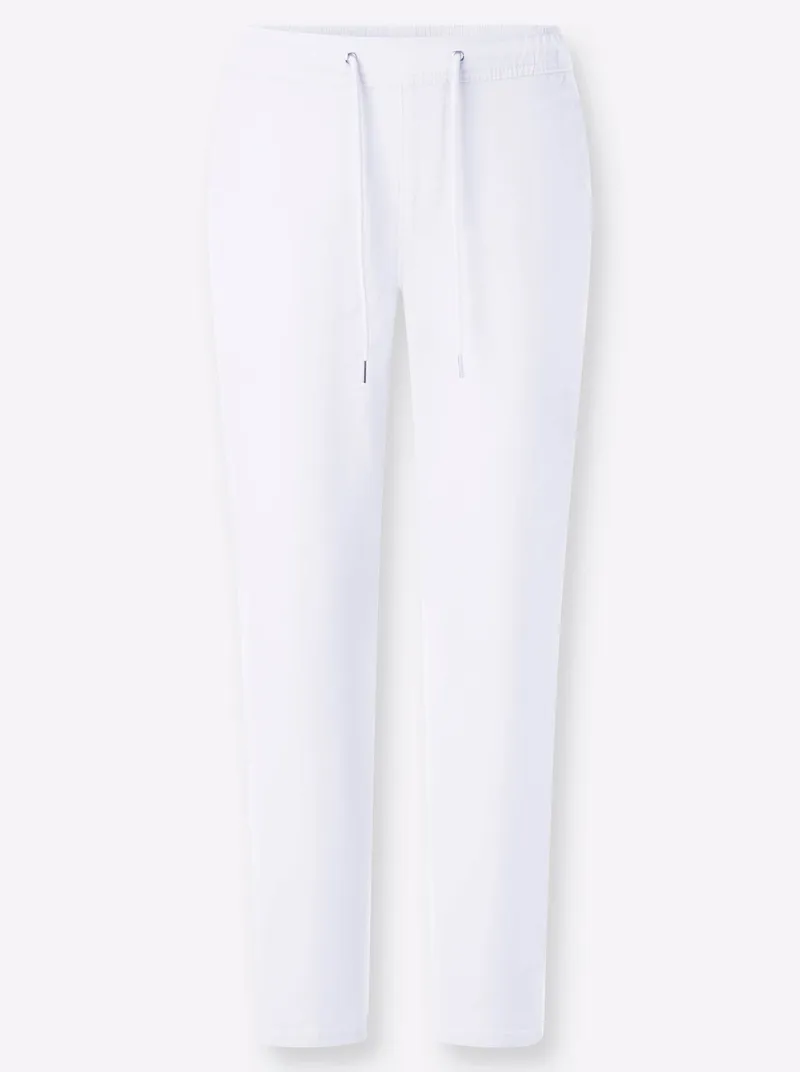 Witt Schlupfjeans weiß, Weiß, – Produktbild 1 von 2