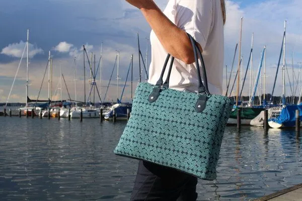Schönes aus Indochina Schönes aus Indochina Eleganter Shopper marine – Produktbild 5 von 8