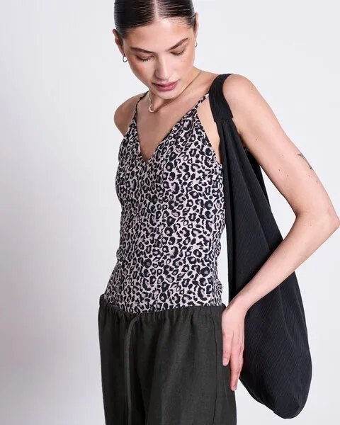 JAN N JUNE JAN N JUNE Top MATILDA, Leo print, – Produktbild 1 von 4