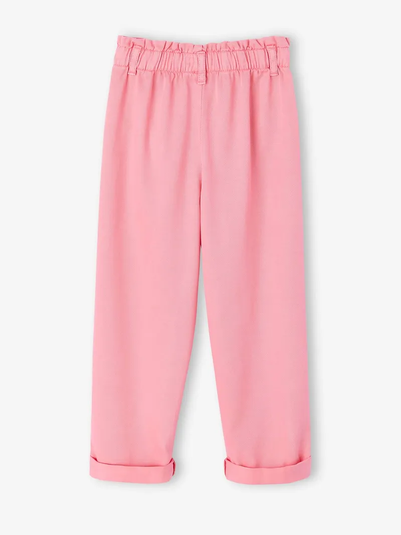 Vertbaudet Mädchen Paperbag-Hose, Rosa, – Produktbild 4 von 4