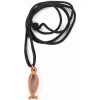El Puente El Puente Anhänger "Fisch" am Baumwollband | Fair Trade & Handmade aus Palästina, Mehrfarbig, – Produktbild 1 von 1