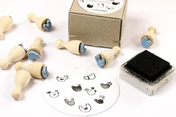 STUDIO KARAMELO STUDIO KARAMELO Mini Stempel SET Hühner – Produktbild 2 von 3