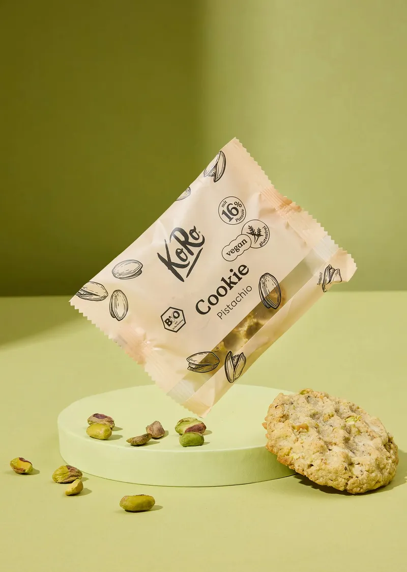 KoRo Bio Cookie mit 16 % Pistazie 50 g – Produktbild 2 von 5