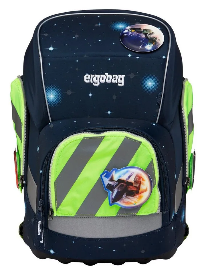Ergobag Ergobag Schulranzen pack Sicherheitsset mit Reflektorstreifen (3-tlg), Grün, – Produktbild 2 von 4