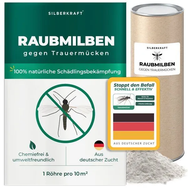 Silberkraft Silberkraft Raubmilben gegen Trauermücken – Produktbild 1 von 2