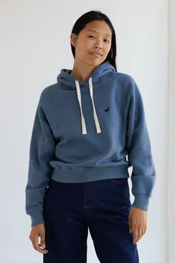 TWOTHIRDS TWOTHIRDS Damen vegan Hoodie Leskov Staubblau – Produktbild 1 von 1