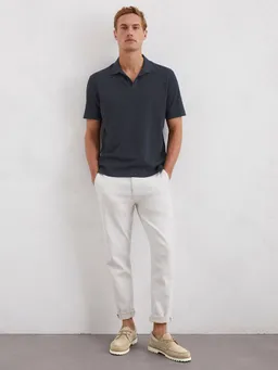 Marc O'Polo Marc O'Polo Poloshirt Riva Linen Blend Navy - Größe XXL – Produktbild 1 von 1