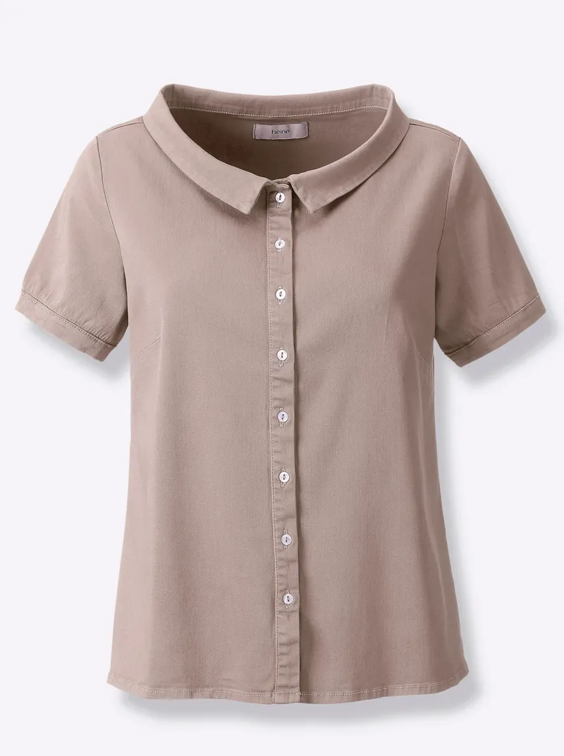 heine Jeansbluse sesam, Sesam, – Produktbild 1 von 3