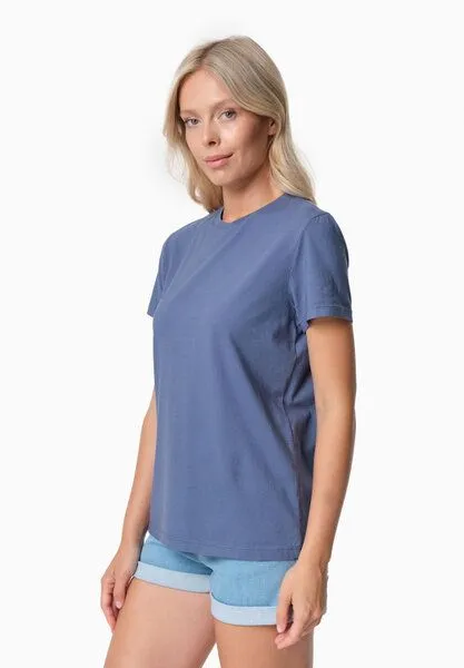ORGANICATION ORGANICATION TENNUR | Basic T-Shirt aus Bio-Baumwolle, Honest indigo, – Produktbild 4 von 4