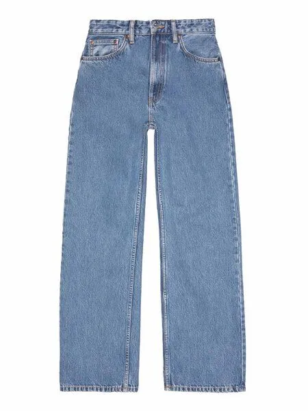 Nudie Jeans Nudie Jeans Wide Leg Jeans Clean Eileen - Casual Blue – Produktbild 4 von 4
