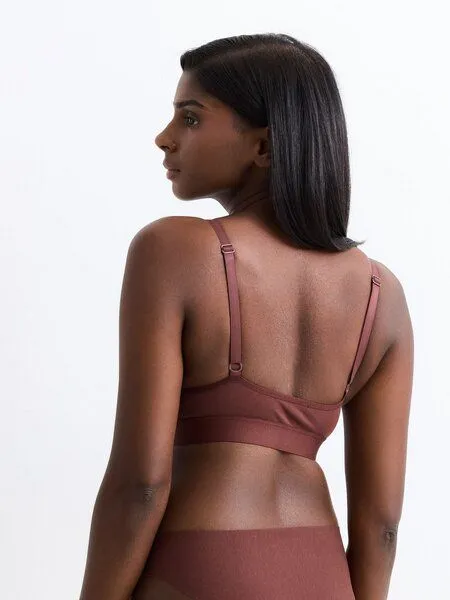 erlich textil erlich textil Casual Cotton Triangel Bralette aus Bio-Baumwolle, made in Europe, Umbra, – Produktbild 4 von 6