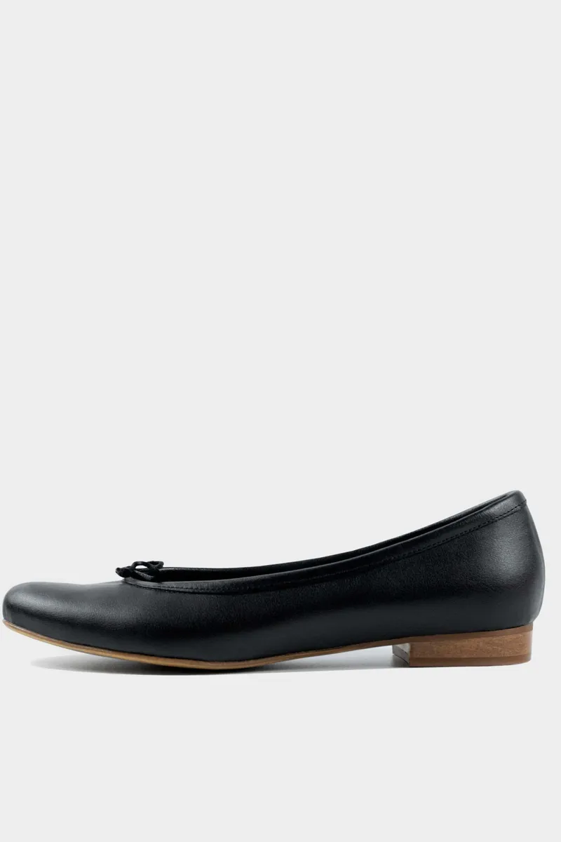 BOHEMA BOHEMA Damen vegan Ballerinas Audrey Schwarz, Schwarz, – Produktbild 2 von 2