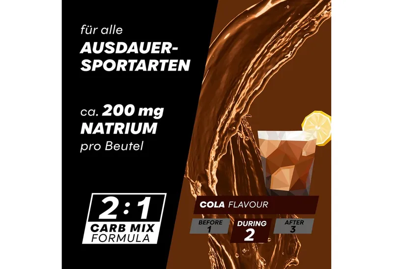 PowerBar PowerBar PowerGel Hydro Cola High Carb Energie Gel Natrium Koffein 24 x 67 ml Gel, Packung à 24 St., 1.608 ml – Produktbild 3 von 4