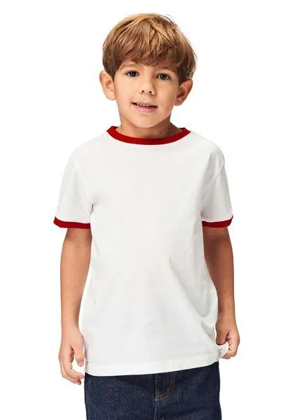 Band of Rascals Band of Rascals Ringer T-Shirt, White-brick-red, – Produktbild 1 von 4