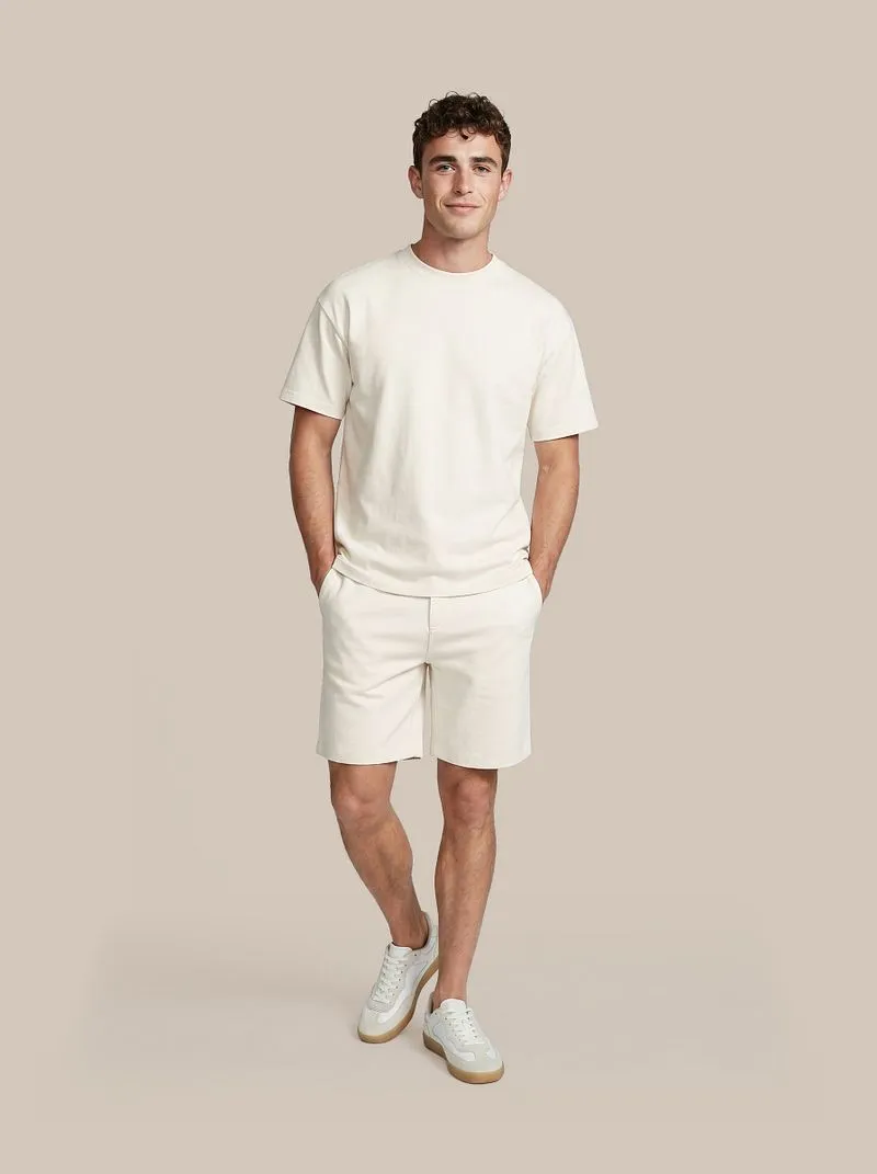 Suitable Suitable Rink Short Heavy Jersey Ecru - Größe L, Wollweiß, – Produktbild 1 von 5