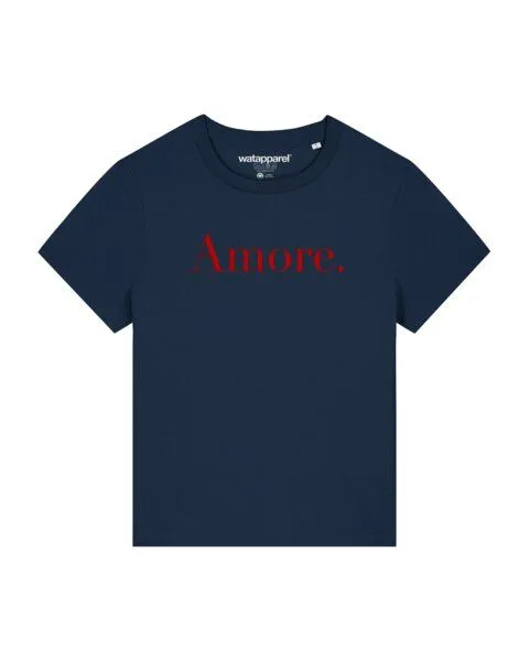 watapparel watapparel T-Shirt Frauen Amore, French navy, – Produktbild 1 von 3