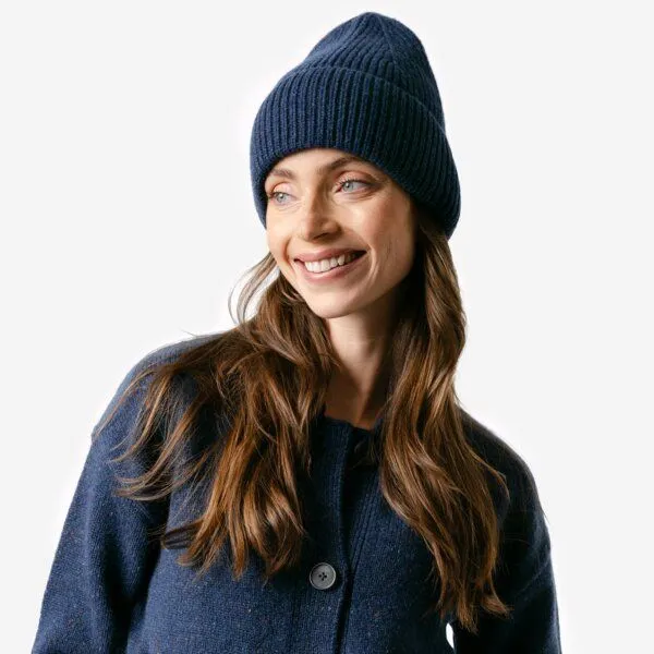 Living Crafts Living Crafts Mütze - STOCKHOLM, Donegal blue (blau), – Produktbild 1 von 4