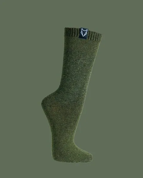 VEROIKON VEROIKON Merino-Socken warme Pfoten, Olive, – Produktbild 2 von 2