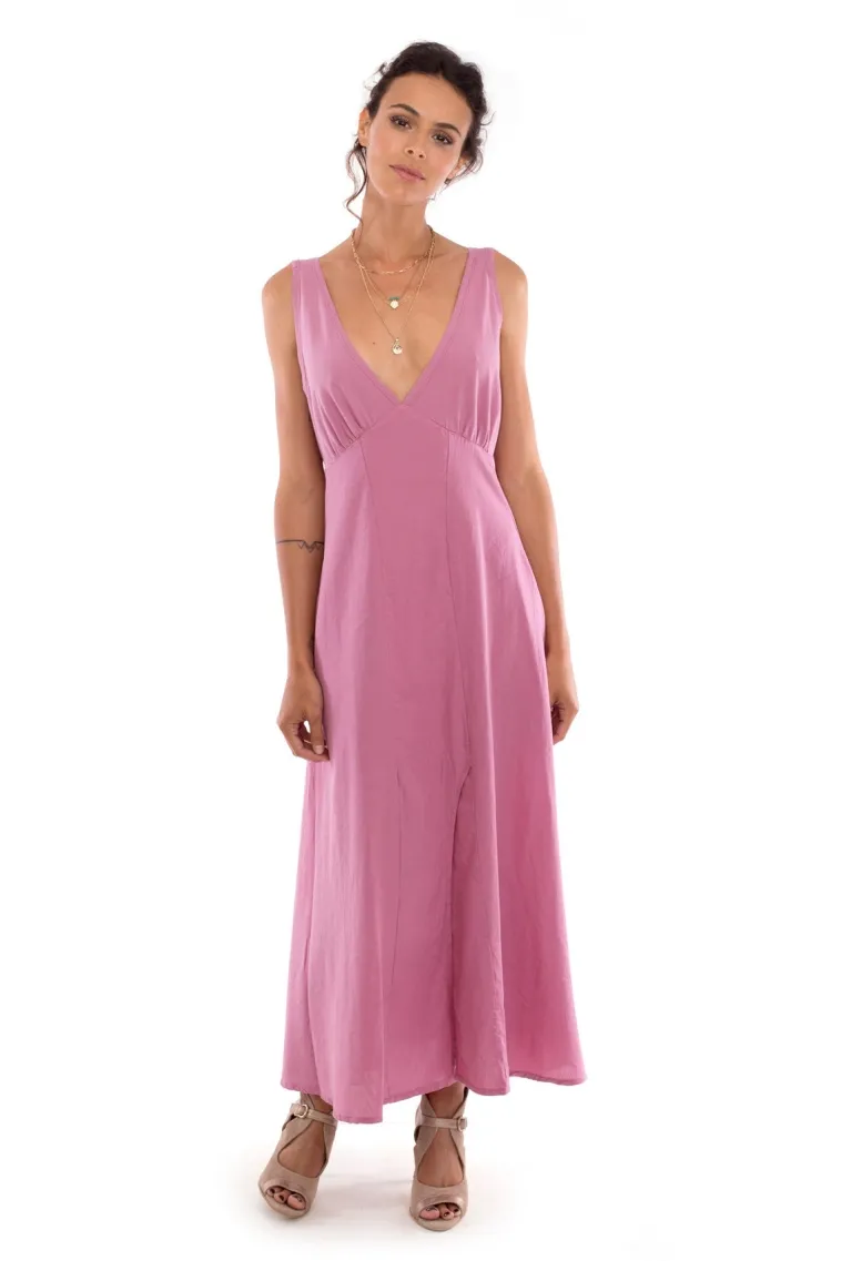 RAVENS VIEW IBIZA RAVENS VIEW IBIZA Damen vegan Kleid Fay Violet, Rosa, – Produktbild 2 von 2