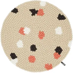 myfelt myfelt Terra Filzkugelteppich rund, 100% Schurwolle – Produktbild 1 von 1