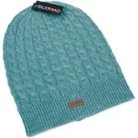 Silkroad - Diggers Garden Silkroad - Diggers Garden SILKROAD Mütze - Strickmütze mit Zopfmuster Beanie aus 100% Lammwolle, Hellblau, – Produktbild 1 von 1