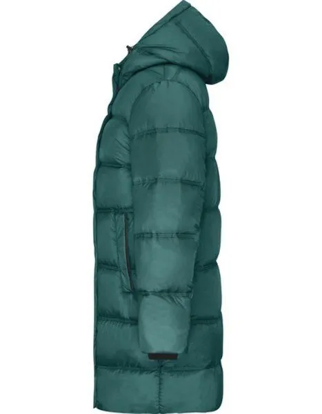 Daiber Daiber Herren Winterjacke Steppjacke Pufferjacke Mantel Kurzmantel mit Kapuze, Grün (smoky), – Produktbild 3 von 3