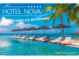 Displaytuch aus recycling PET im Pergaminbeutel, 30 x 20 cm – Produktbild 1 von 1
