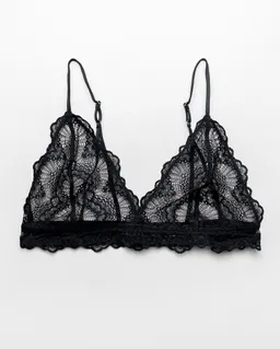 Understatement Understatement Damen vegan Triangel-Bralette Schwarz – Produktbild 1 von 1