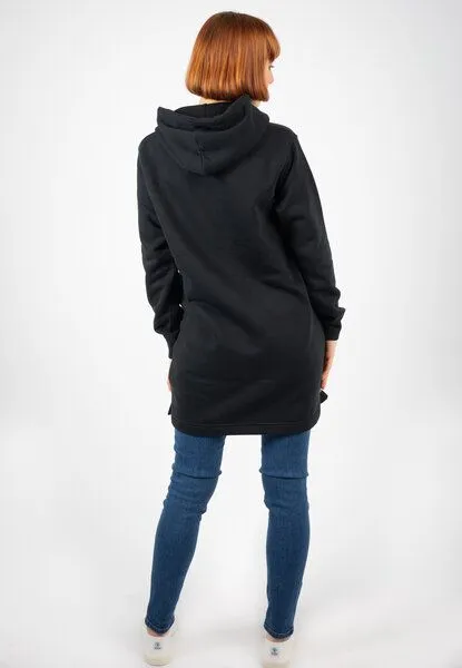 TORLAND TORLAND Damen Hoodie-Dress STREETER, Schwarz (black), – Produktbild 2 von 3