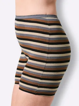 wäschepur Longpanty anthrazit-geringelt – Produktbild 1 von 1
