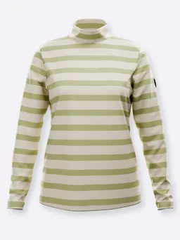 Witt Stehkragenshirt schilf-sand-geringelt – Produktbild 1 von 1